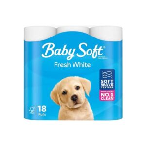 Baby Soft  2 Ply Toilet Paper (18 pack)