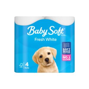 Baby Soft  2 Ply Toilet Paper (4 pack)