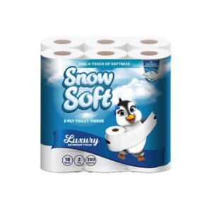 Snow Soft Toilet Paper 2 Ply (18 Pack)