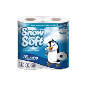 Snow Soft Toilet Paper 2 Ply (4 Pack)